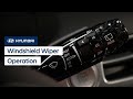 Using Your Wipers | How-to Hyundai Canada
