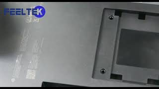 Large scale QR Code Marking on Curved Computer Backplates