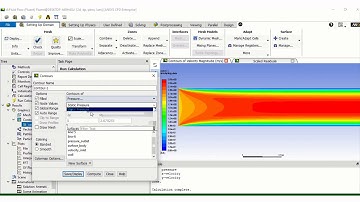 2-D pipe flow at low  Reynolds number: Ansys Fluent