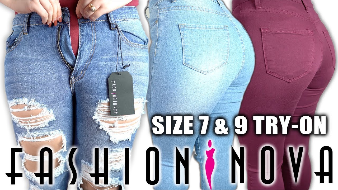 size 7 in fashion nova jeans