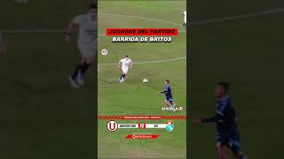 BARRIDA DE SÉBASTIAN BRITOS ANTE ADT  #universitariodedeportes #liga1betsson