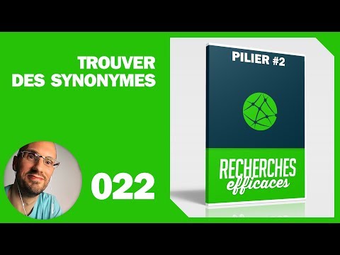 022 - P2 - Trouver des synonymes