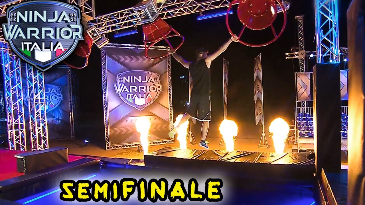 NINJA WARRIOR ITALIA 2016 - SEMIFINALE Michele Silvestri  | Canale NOVE - 9