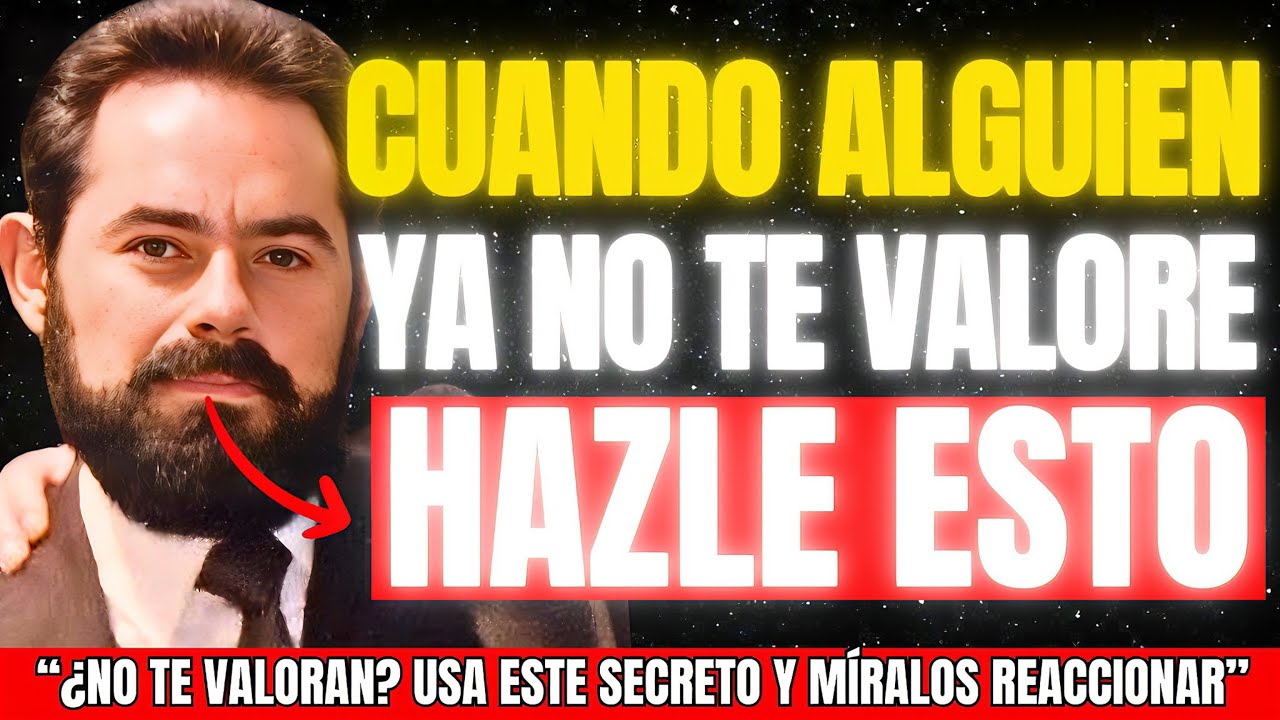 Cuando alguien ya NO TE VALORE, PRUEBA este SENCILLO TRUCO y verás lo que ocurre | Jacobo Grinberg