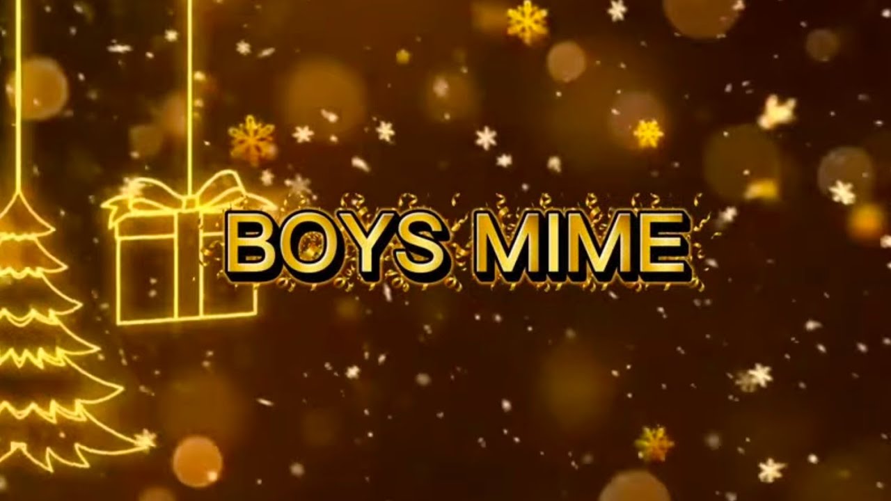 Christmas celebration 2025 boys mime 