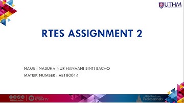 Real Time Embedded System Assignment 2 _ AE180014