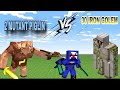 MINECRAFT IRON GOLEM VS MUTANT PIGLIN @TechnoGamerzOfficial