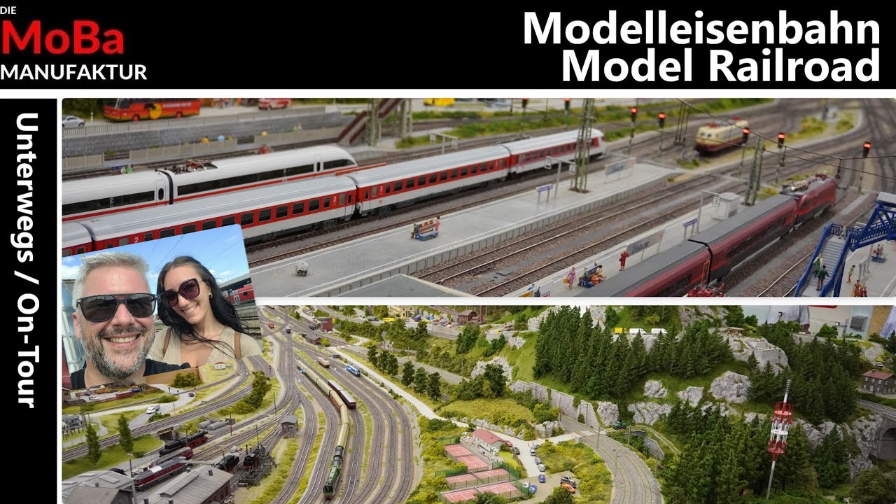 Modelleisenbahn H0 - die super detaillierte Anlage des MEC Landshut - Ausflug zur Sommer Ausstellung