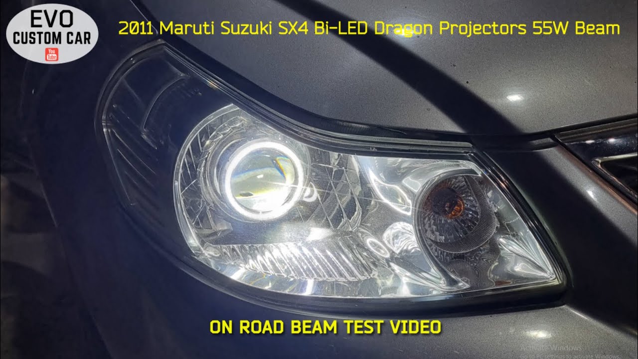 EVO Bangalore 2011 Maruti Suzuki SX4 Headlamps BiLED Projector