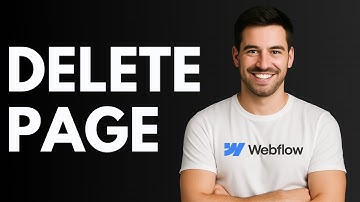 How to Delete a Page in Webflow [QUICK GUIDE]