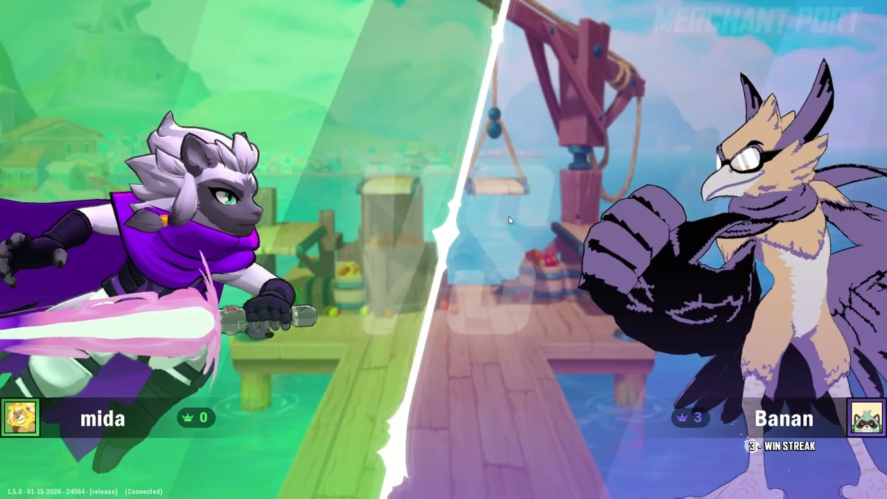 mida (clairen) vs humanlime (wrastor) - lobby matches - rivals of aether 2