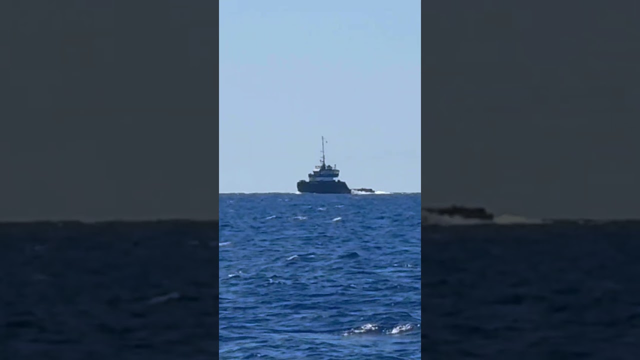 Out in the ocean blue