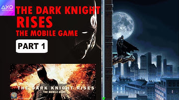 Best Batman games on java phones | The Dark Knight Rises | Java Games (Part 1)