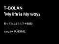 T-BOLAN/My life is My way【うたスキ動画】