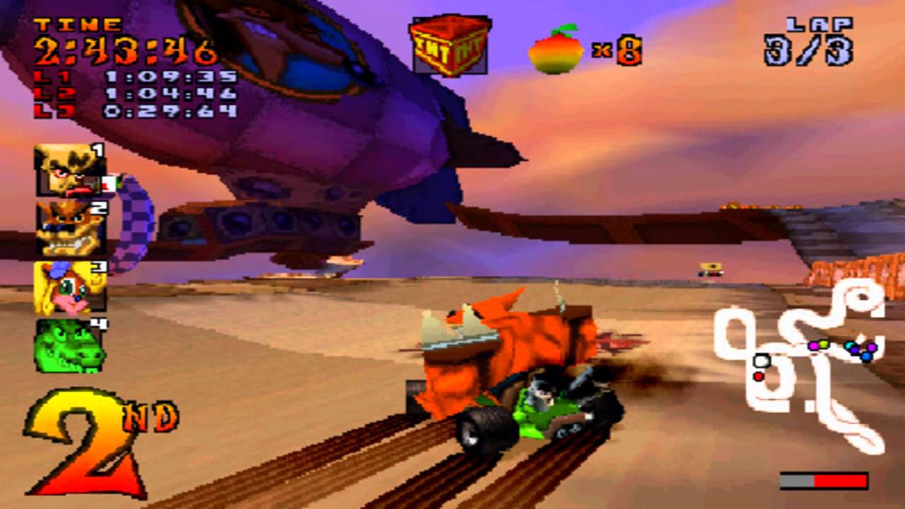 Crash Team Racing Episode 21 Yellow Gem Cup! YouTube