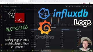Storing Logs in Influx and display in Grafana
