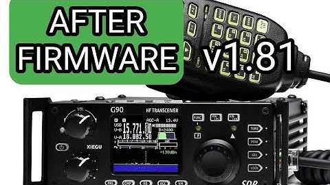 G90 - After Firmware v1.81