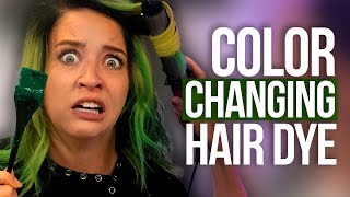 Full Head of ColorChanging Hair Dye!!! (Beauty Break)