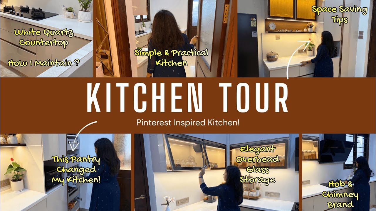 My Dream Modular Kitchen Tour 🤍 | Pantry, Storage & Quartz Maintenance | தமிழ் Kitchen Tour