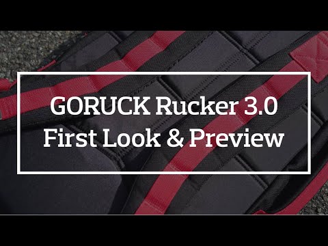 GORUCK Rucker 3.0 First Look & Preview