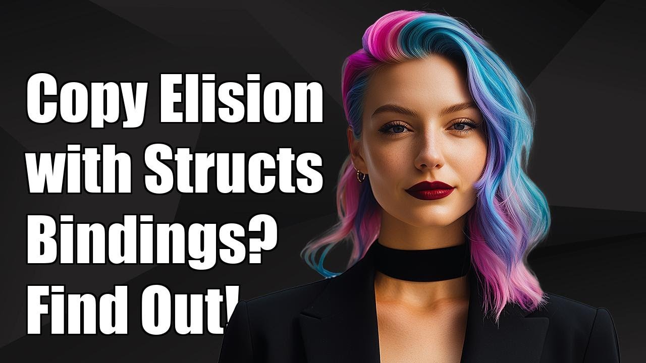 Does copy elision work with structured bindings - YouTube