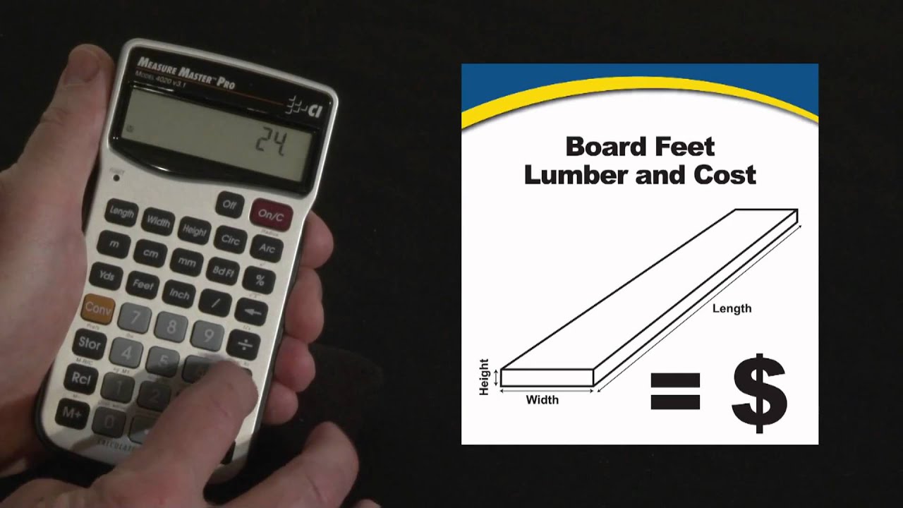 Download Measure Master Pro Board Feet Calculations How To - YouTube