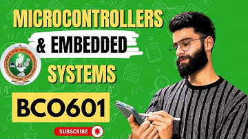 Microcontrollers & Embedded Systems Vtu | BCO601 Important Questions