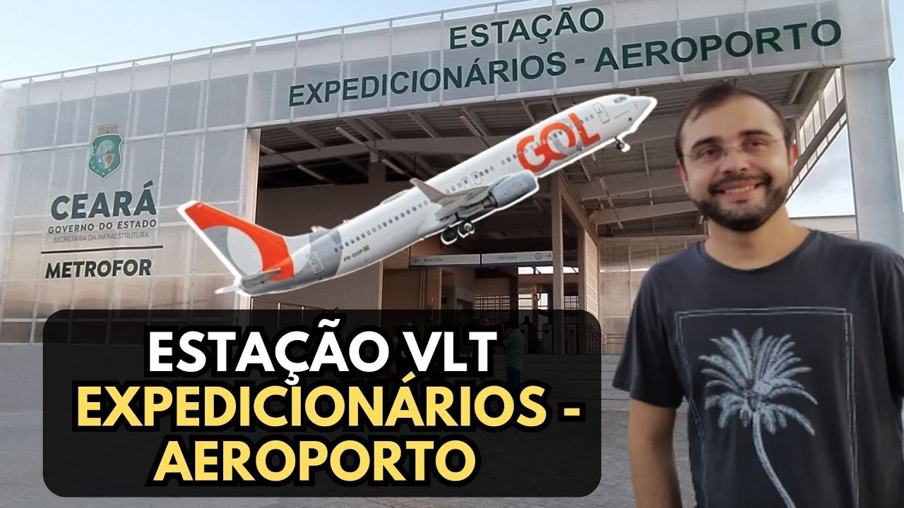 Estação do VLT na Expedicionários é ponto para observação de aviões em  Fortaleza