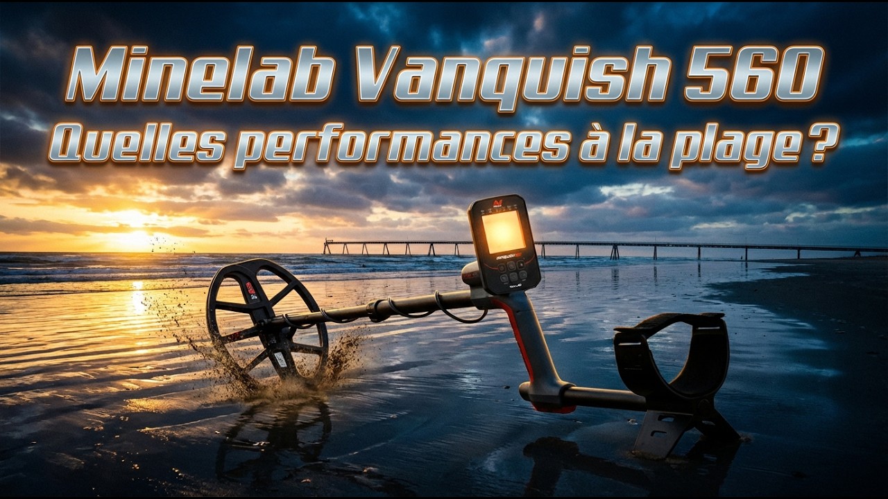 Minelab Vanquish 560 : 5 minutes pour une présentation, un test, une trouvaille et une conclusion !