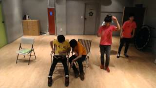 130702 17tv Junghan Teaching Dongjin Choreo With Seungkwan Interruptions seventeen Tv