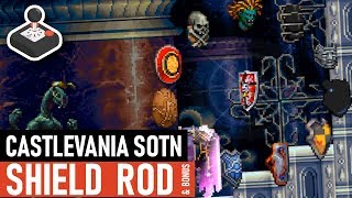 Castlevania SotN - Shield Rod Spells & Unique Swords