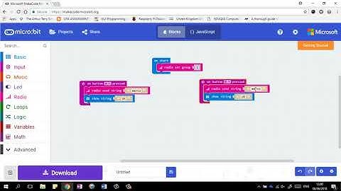 Micro: bit - radio communication