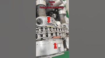 Toyota V6 Engine Timing Chain Installation #shorts