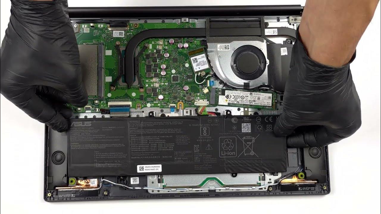  how to open asus vivobook 16 x1605 disassembly and upgrade