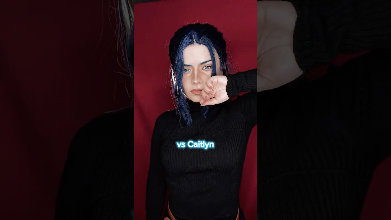 Normal people vs Cait | Caitlyn Kiramman #cosplay | Arcane