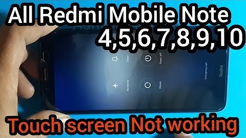 All Redmi 4,5,6,7,8,9, Touch screen not working How to solved with simple trick