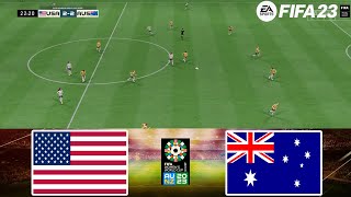 FIFA 23  USA vs Australia 20/4/2024  FIFA Women's World Cup 2023  Gameplay PS | Full Match
