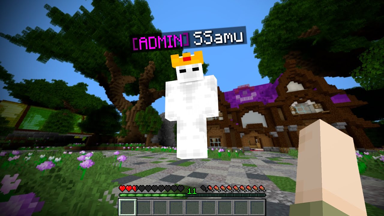ENTRÉ en la CUENTA del ADMIN en un SERVER de MINECRAFT - YouTube
