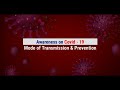 #Covid19 Awareness video - By SDM Institute of Nursing Students and faculty