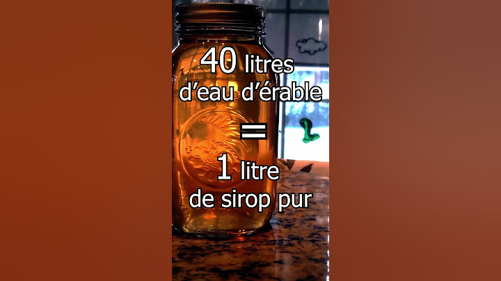 Comment fait-on du sirop d'érable? Technique artisanale présentée en 43 secondes