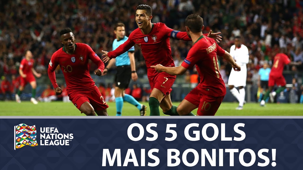 CRISTIANO RONALDO EM DOBRO NOS GOLS MAIS BONITOS DA NATIONS LEAGUE 2018/19