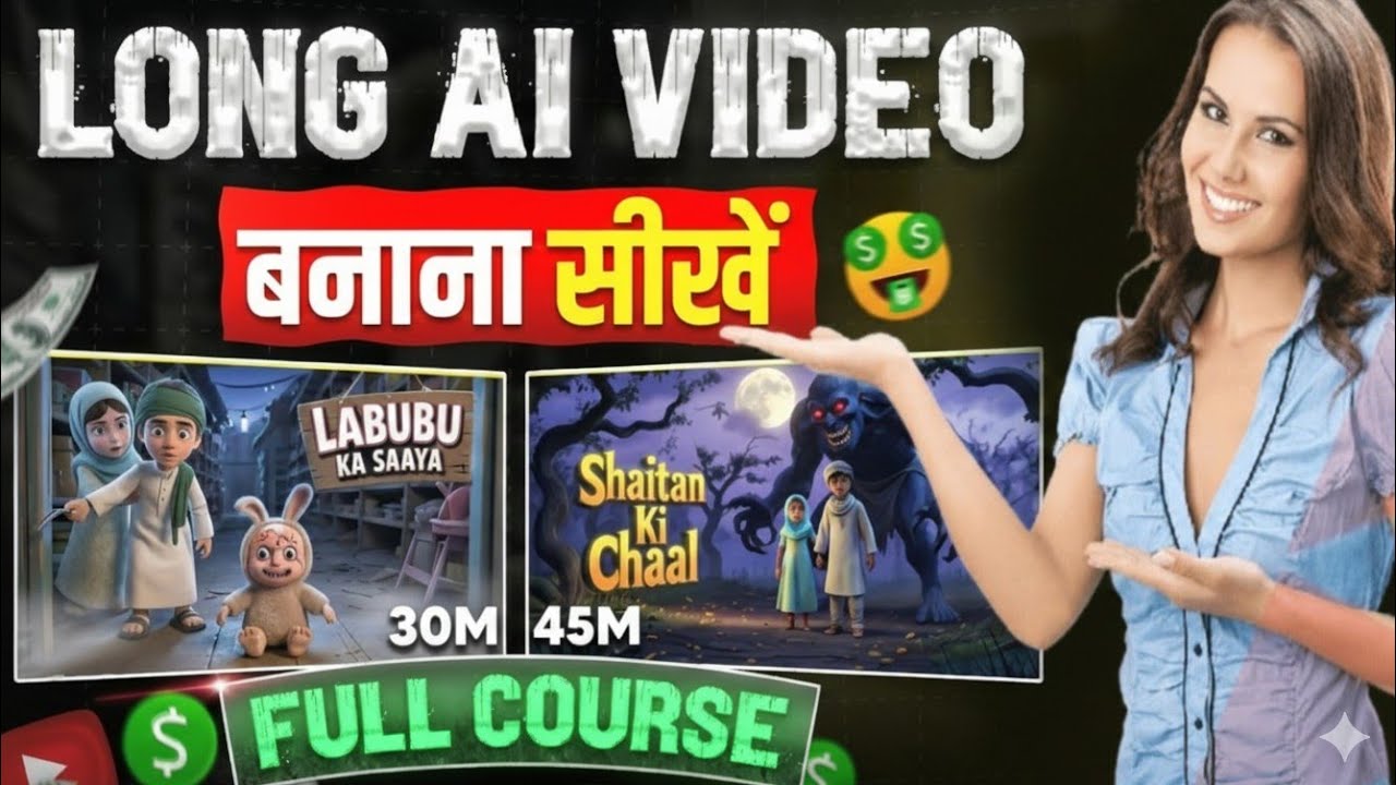 Long AI Video Kaise Banaye (Full Course 2025)✅ Ai video kaise banaye || Ai se video kaise banaye 