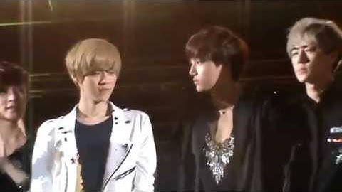 130115 ending EXO SJ kai luhan @ GDA 2013 엑소 Golden Disk Awards fancam
