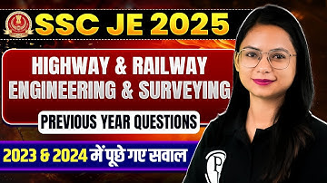 Surveying & Transportation | SSC JE Previous Year Question Paper | Civil Engineering | SSC JE 2025