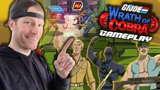 GI Joe Wrath of Cobra Gameplay Exclusive Premiere: Retro Gaming Arcade Beat Em Up!