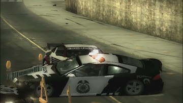 Need for Speed Most Wanted 2005 #6 Blacklist :Interchange & tunnel tollbooth race +chase gameplay