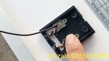 Hướng dẫn - Nối tiếp 2 tấm Pin 6v lên 12v chạy quạt 12v và sạc ắc quy. LH 0355066009