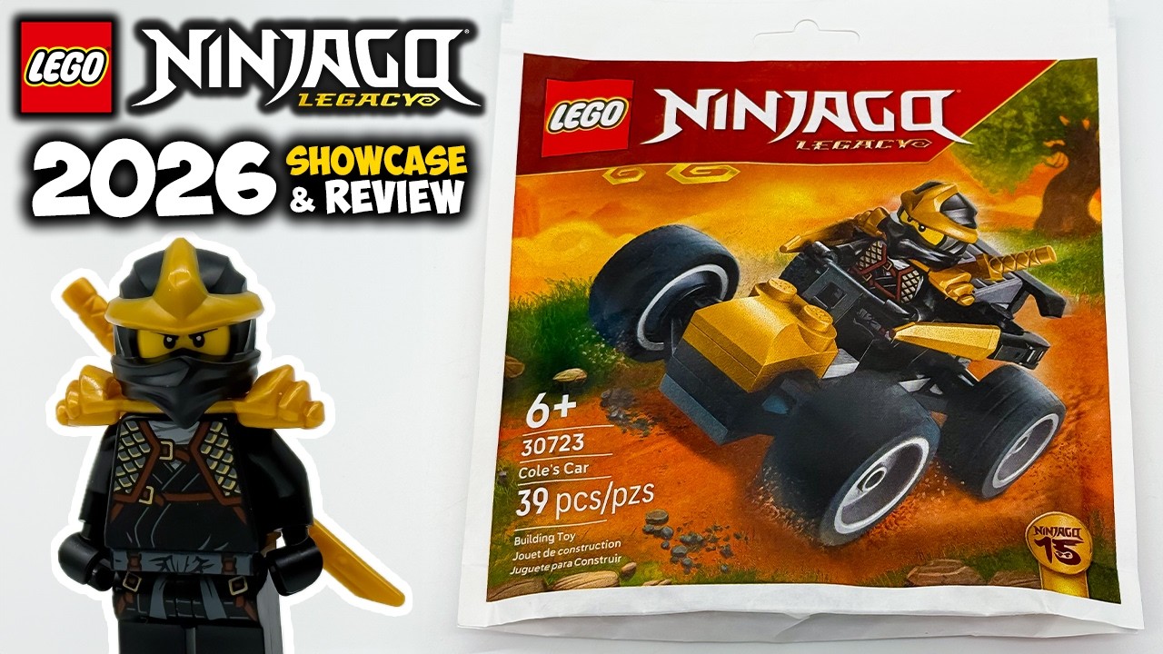 Cole's Car Polybag 2026 Showcase & Review! Ninjago Legacy Set 71861