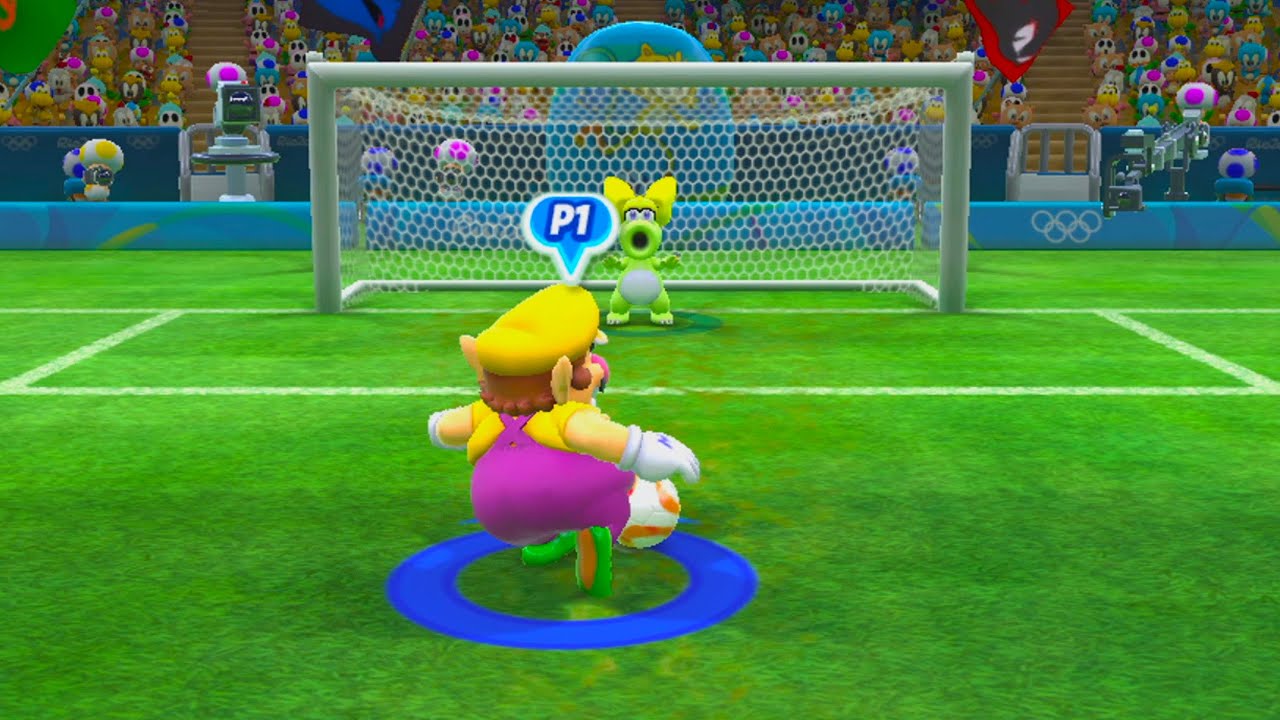 Mario and Sonic at the Olympic Games Sereis Football 2016 vs 2020