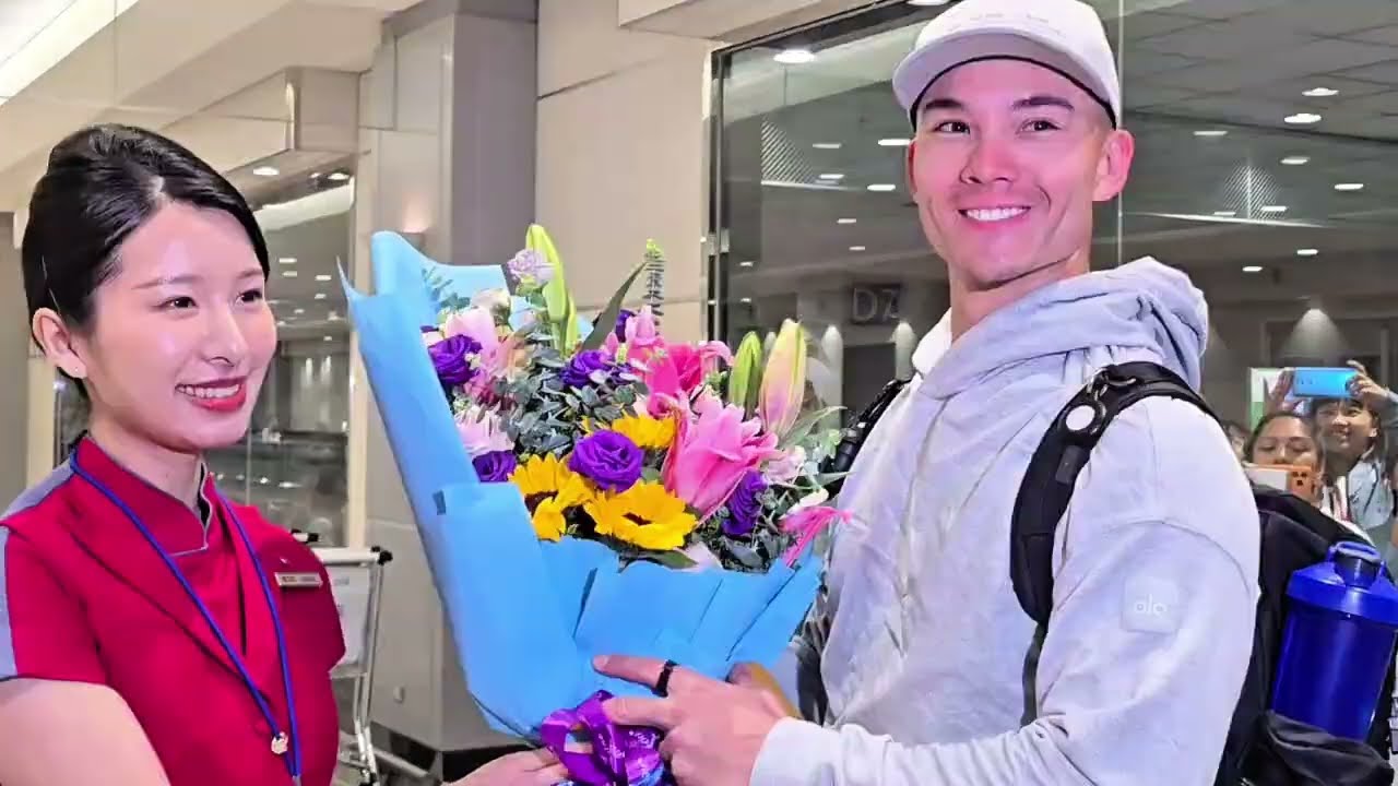 經典賽費爾柴德（費仔）抵台#Stuart Fairchild#ClevelandGuardians#taiwan #桃園機場